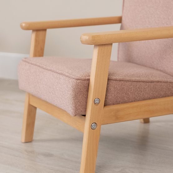 Kinder Retro Rosa Sessel Sakura