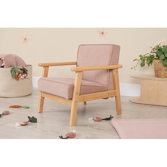 Kinder Retro Rosa Sessel Sakura