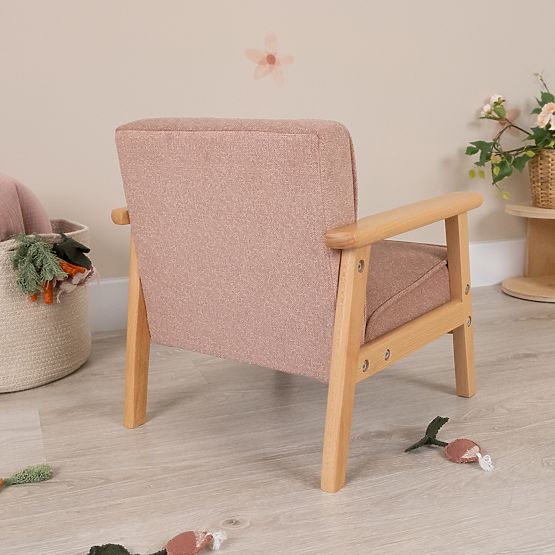Kinder Retro Rosa Sessel Sakura
