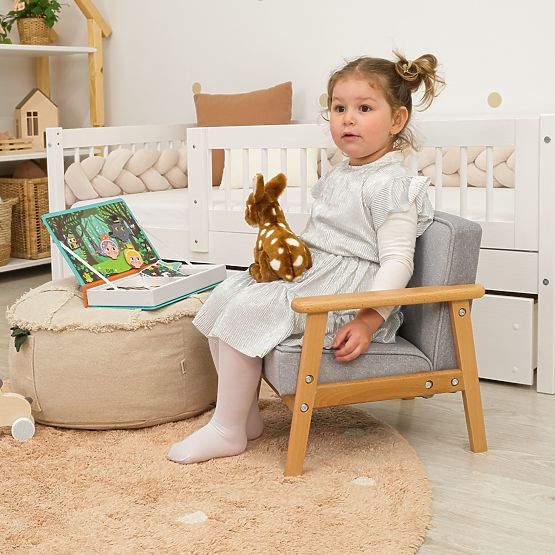 Kinder Retro Rosa Sessel Sakura