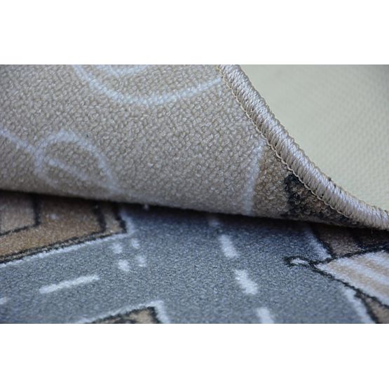 Kinder rutschfest Teppich Street beige