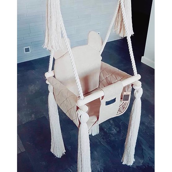 Kinder Schaukel  innenraum Beige