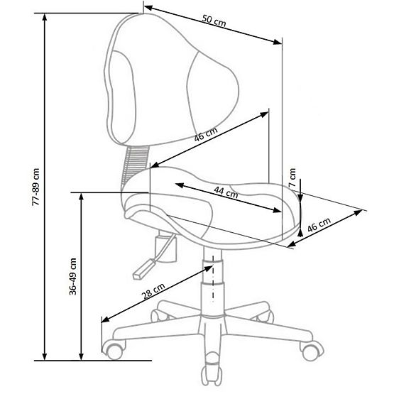 Kinder schwenken Stuhl Flash green