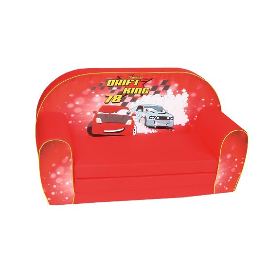 Kinder Sofa Cars - red