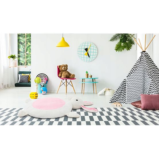 Kinder Spielend Unterlage Hase