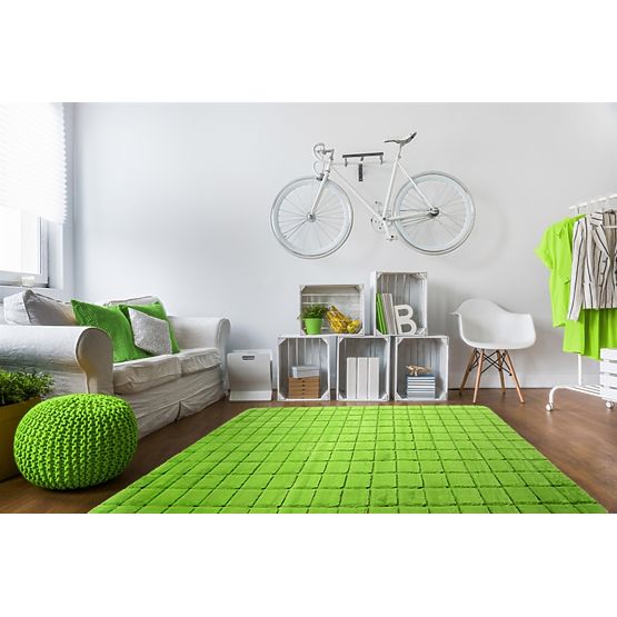 Kinder Teppich 3D BRICK - Green