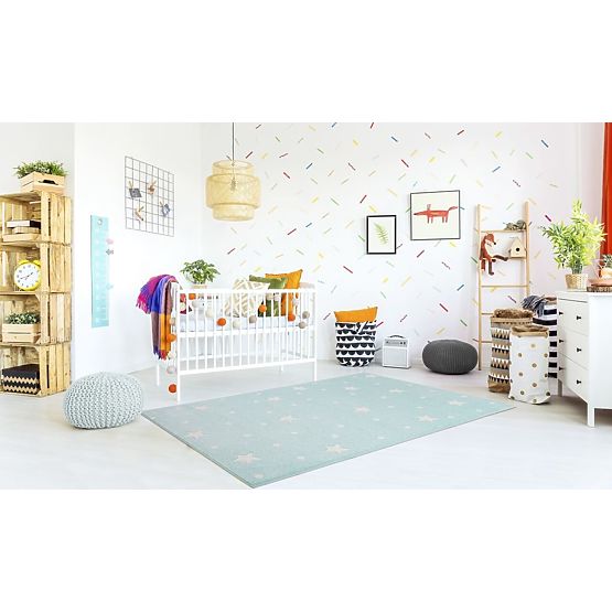 Kinder Teppich HEAVEN mátovo/ white