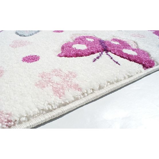 Kinder Teppich Schmetterlinge