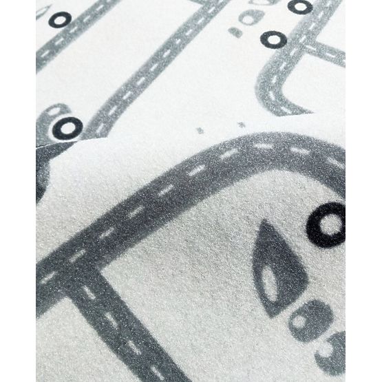 Kinder Teppich Wir lieben spiel - schwarz und weiß