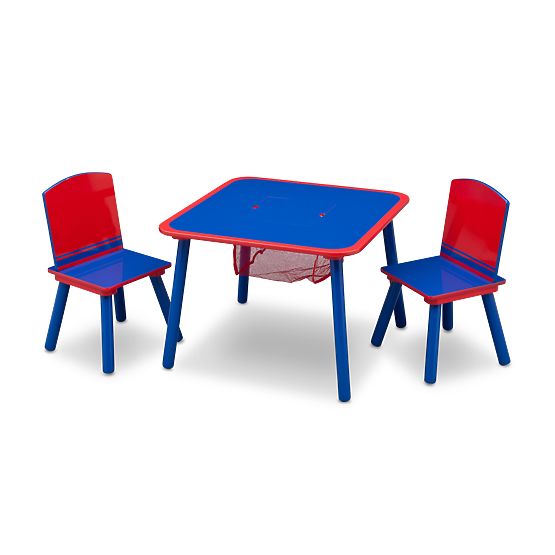 Kinder-Tischset Blau/Rot