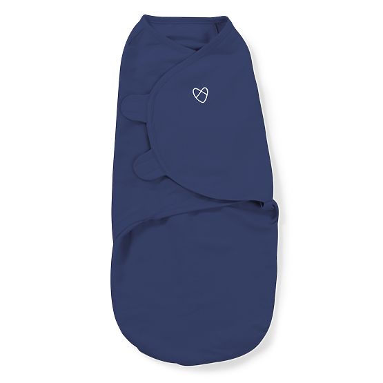 Kinder Wickeldeckchen SwaddleMe S blau / wald Motiv 2ks