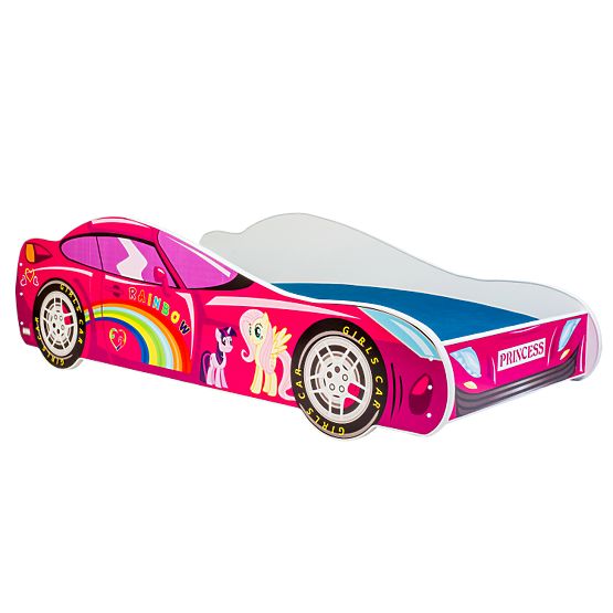 Kinderbett Auto Pink Car 140x70