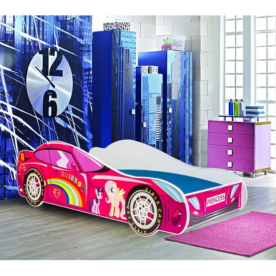 Kinderbett Auto Pink Car 140x70