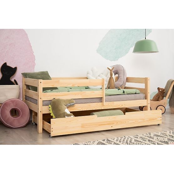 Kinderbett CPD Mila Plus mit Schublade - natur