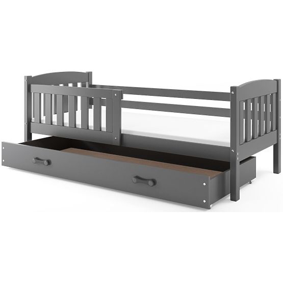 Kinderbett EXCLUSIVE - grau/graphit Detail