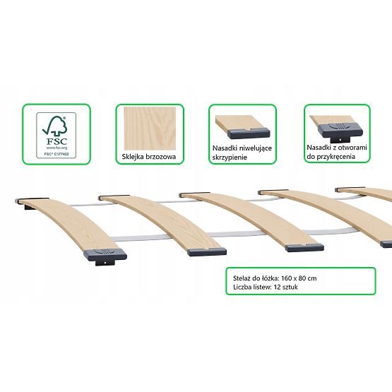 Kinderbett FORMULA rot 160x80 cm