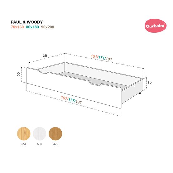 Kinderbett Hausbett Frank - weiß