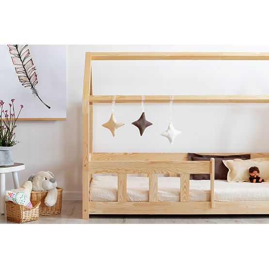 Kinderbett Hausbett Mila Classic mit Rausfallschutz