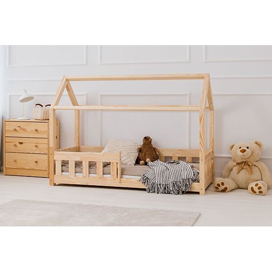 Kinderbett Hausbett Mila Classic mit Rausfallschutz