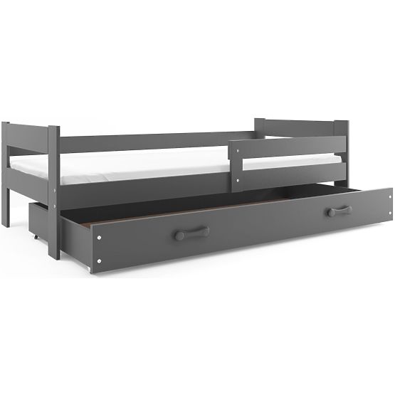 Kinderbett HUGO 160x80 cm - grau