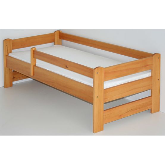 Kinderbett mit Barriere - Erle
