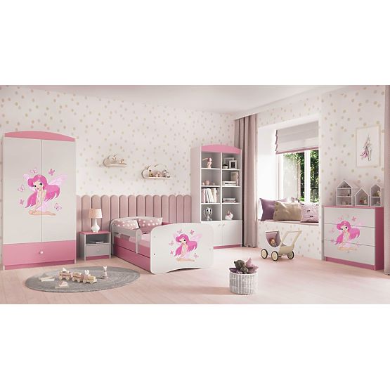 Kinderbett mit Rausfallschutz Ourbaby - Fee Leonka