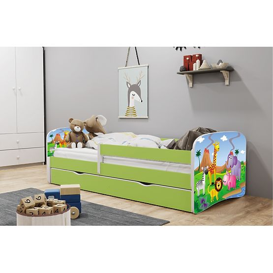 Kinderbett mit Rausfallschutz Ourbaby - Safari