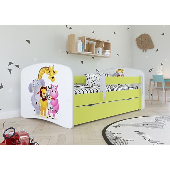 Kinderbett mit Rausfallschutz Ourbaby - ZOO II