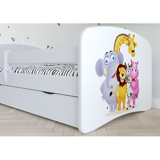 Kinderbett mit Rausfallschutz Ourbaby - ZOO III