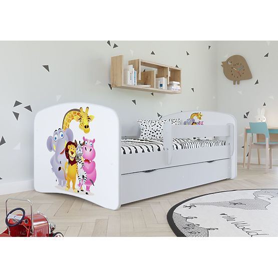 Kinderbett mit Rausfallschutz Ourbaby - ZOO III