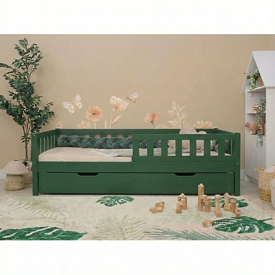 Kinderbett Montessori Ourbaby Meadow plus - grün