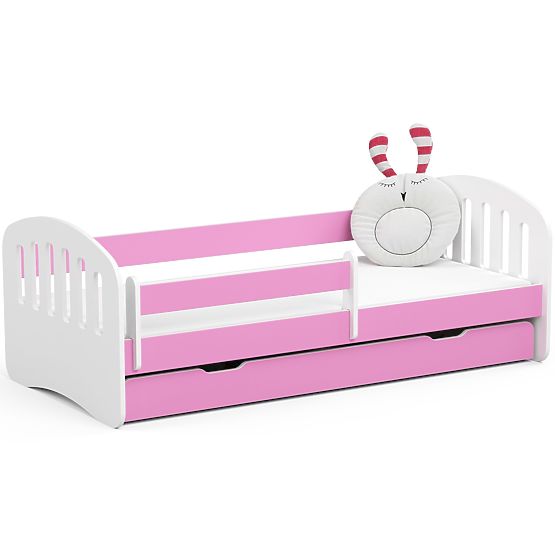 Kinderbett PLAY 180x80 Rosa + Matratze