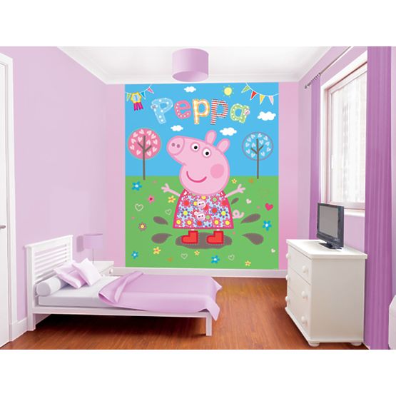 Kinderfototapete Peppa Wutz - 8teilig