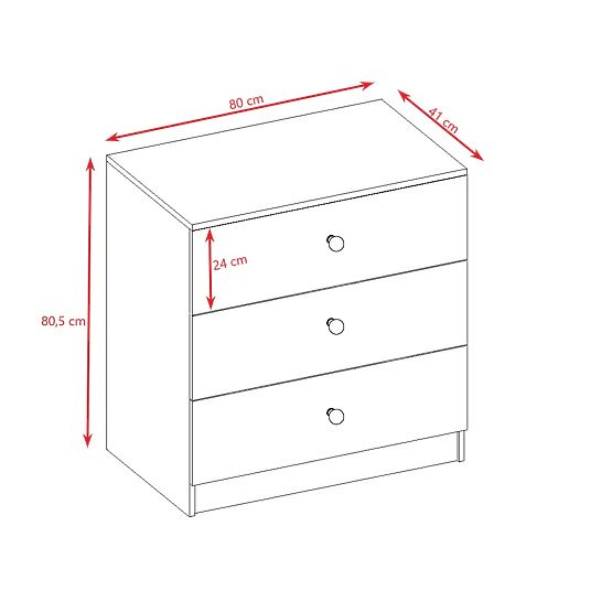Kinderkommode Ourbaby - weiß