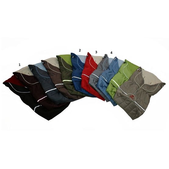 Kinderschlitten mit Fußsack und Stoßdämpfern