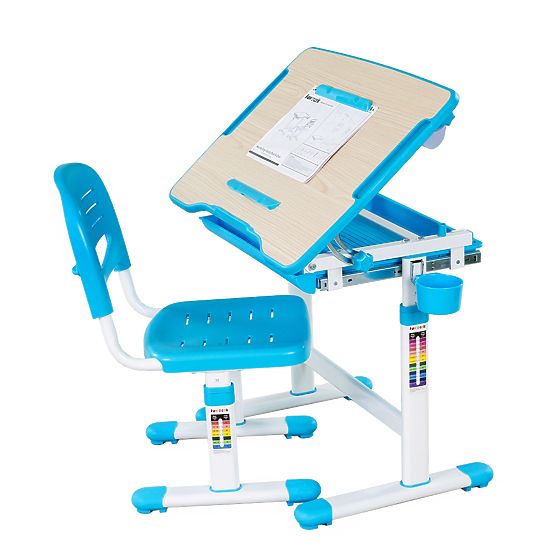 Kinderschreibtisch + Stuhl BAMBINO - verschiedene Farben