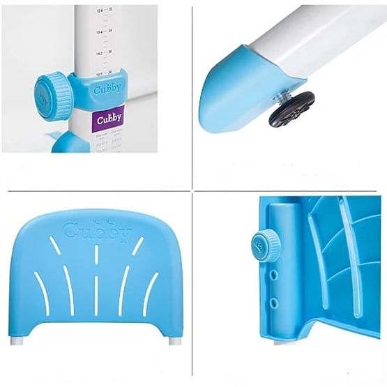 Kinderschreibtisch + Stuhl CUBBY LUPIN - blau