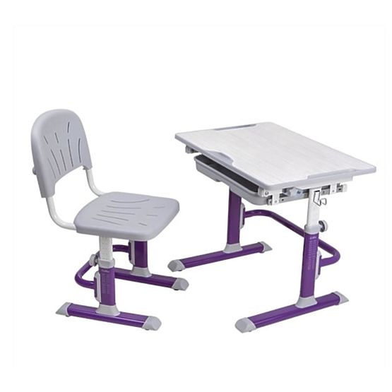 Kinderschreibtisch + Stuhl CUBBY LUPIN - violett