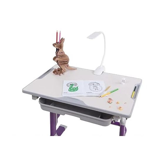 Kinderschreibtisch + Stuhl CUBBY LUPIN - violett