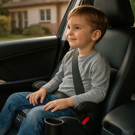 Kindersitzerhöhung i-SIZE Höhe 125-150 cm mit Getränkehalter ECOTOYS