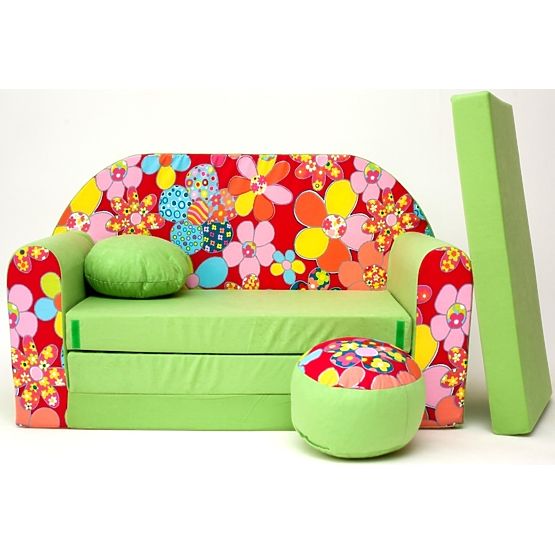 Kindersofa Blumen