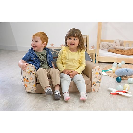 Kindersofa Regenbogen