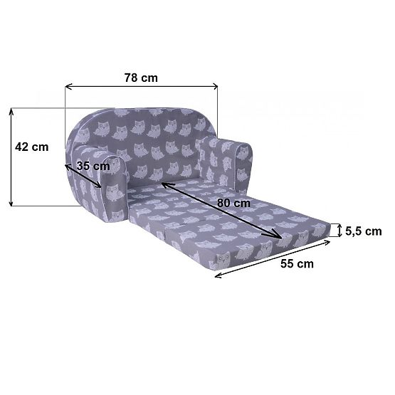 Kindersofa - Weltraum-Dinosaurier