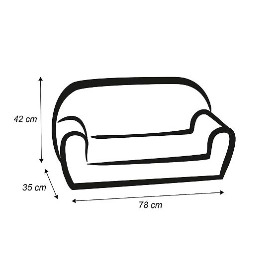 Kindersofa - Weltraum-Dinosaurier