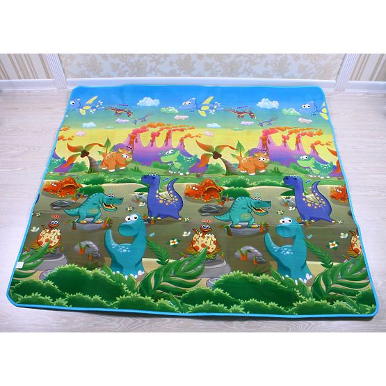 Kinderteppich aus Schaumstoff - Meereswelt + Dinos