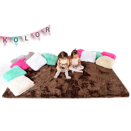 Kinderteppich Flokati - MOCCA