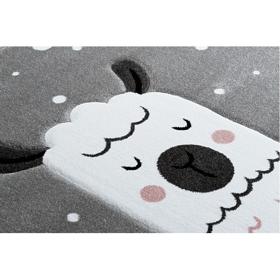 Kinderteppich PETIT - Lama - grau