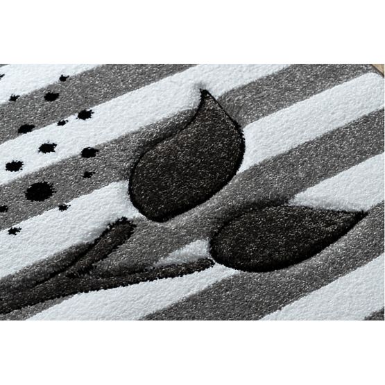 Kinderteppich PETIT - Vögel - grauweiß