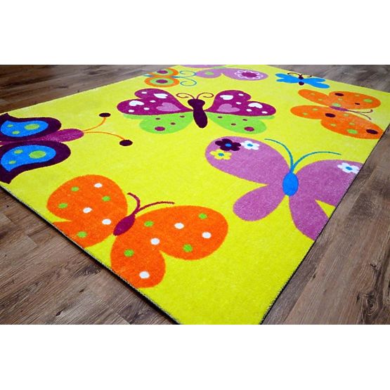 Kinderteppich Sommer- gelb