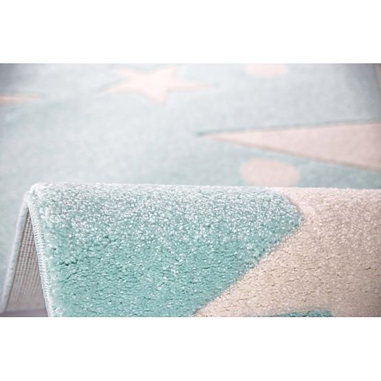 Kinderteppich STARS - minze